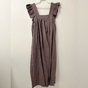 A New Day Maci Dress NWT Size Small Brown Striped